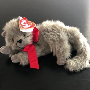 VTG Ty Beanie baby “Beani” the grey cat